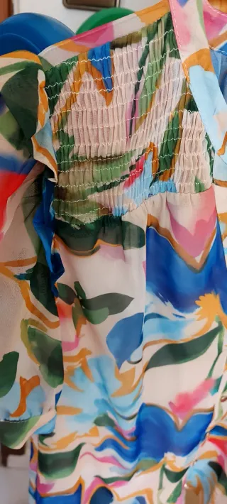 Blusa Naf Naf Talla S Estampada