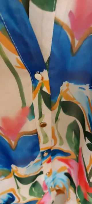 Blusa Naf Naf Talla S Estampada