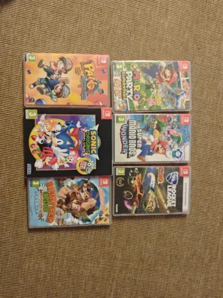 Juegos Nintendo Switch: Mario, Sonic, Donkey Kong