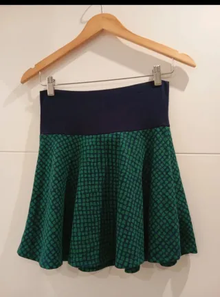 Falda estampada talla única