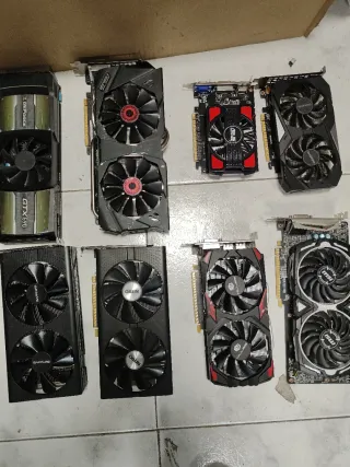 Lote 10 Schede Grafiche per Riparazione