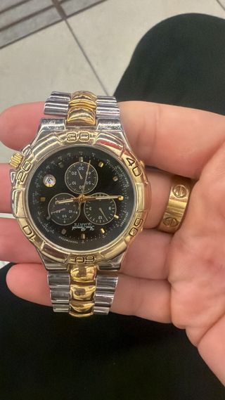 Reloj Yves Piaget Cronógrafo Oro/Plata