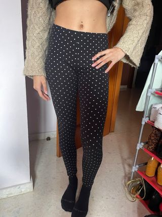 Mallas lunares negras y blancas