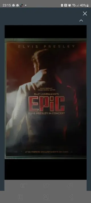 Póster Epic Elvis Presley Baz Luhrmann