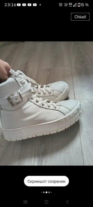 Scarpe alte in pelle