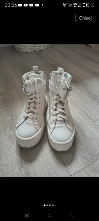 Scarpe alte in pelle