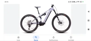 Bici eléctrica Cube carbono