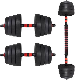 Mancuernas y Barra Gimnasio Ajustables