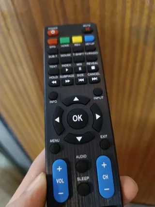 Mando Nevir TV original negro remote control