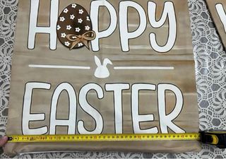 Coppia Federe Cuscini Hoppy Easter Hunny Bunny