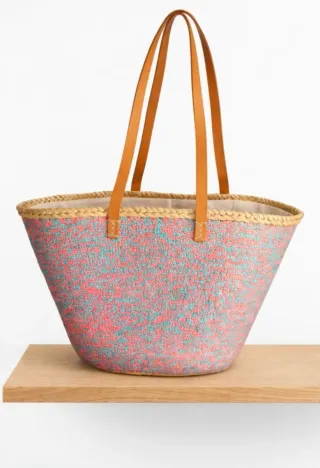 Bolso de playa con lentejuelas