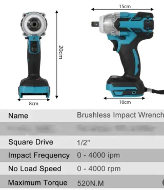 Llave de impacto inalámbrica