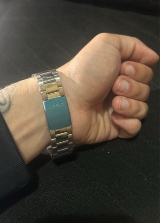 Reloj Casio Plata Cara Turquesa