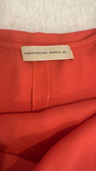 Vestido coral Purificación Garcia Talla Única