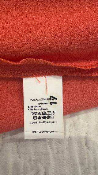 Vestido coral Purificación Garcia Talla Única