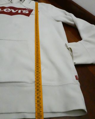 Sudadera Levi's Blanca Logo Grande