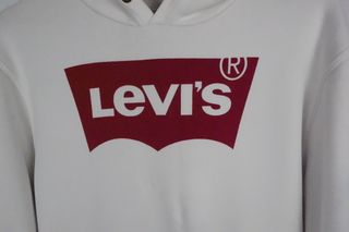 Sudadera Levi's Blanca Logo Grande