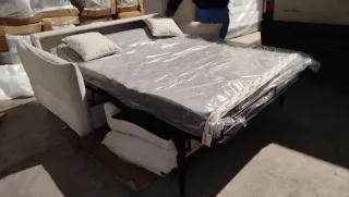 Divano letto italiano Fran bagno beige