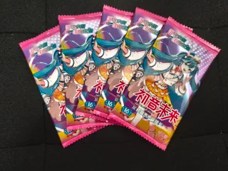 X5 Sobres Hatsune Miku 16 Aniversario