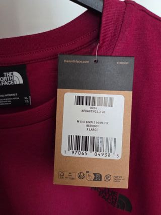 T-shirt The North Face - Bordeaux - XL - 0564-13