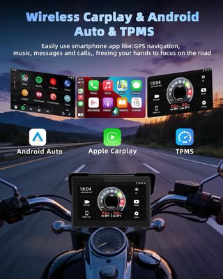NUEVO! (100€) Carplay Moto Android Auto 7 GPS TPMS