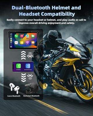 NUEVO! (100€) Carplay Moto Android Auto 7 GPS TPMS