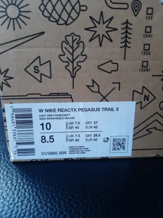 Nike React Pegasus Trail 5 Beige/Blanco