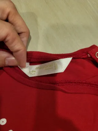 Camiseta Mayoral 6-9 meses oso buceador