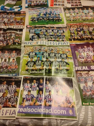 Póster Real Sociedad Finales 90s/2000s
