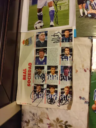 Póster Real Sociedad Finales 90s/2000s