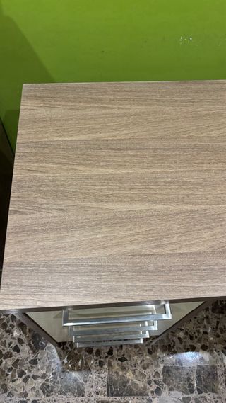 Mesa de escritorio madera y metal