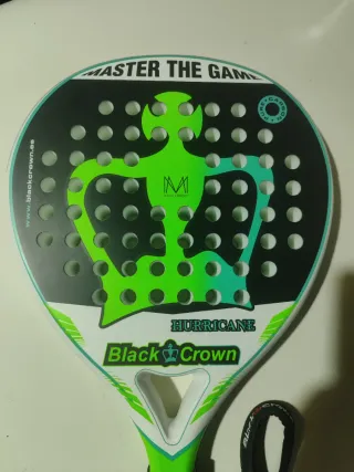 Pala de Pádel Black Crown Hurricane