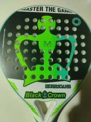 Pala de Pádel Black Crown Hurricane