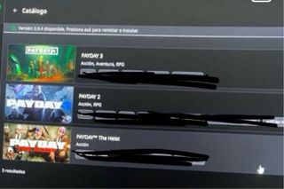 Colección de videojuegos para PC.