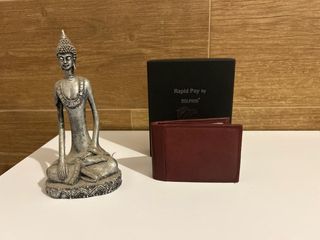 Cartera pequeña de piel para hombre Dolphin