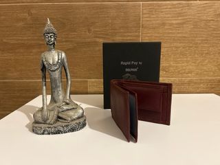 Cartera pequeña de piel para hombre Dolphin