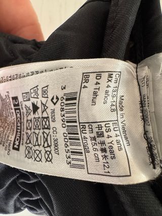 Guantes de esquí Wedze niño T4