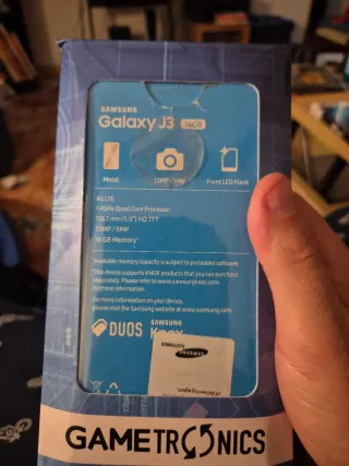 Samsung Galaxy J3 Me ha costado 60 euros.15 no NE