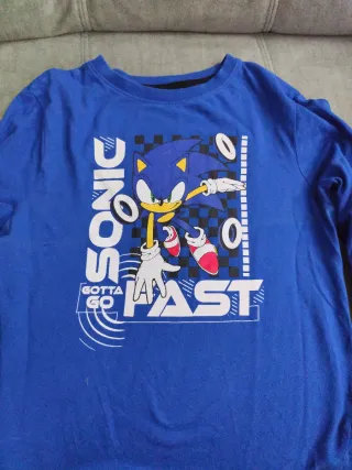 Camiseta Sonic Gotta Go Fast Talla 8-10