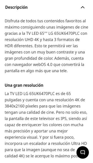 TV LG 65 UHD 4K Smart TV ThinQ