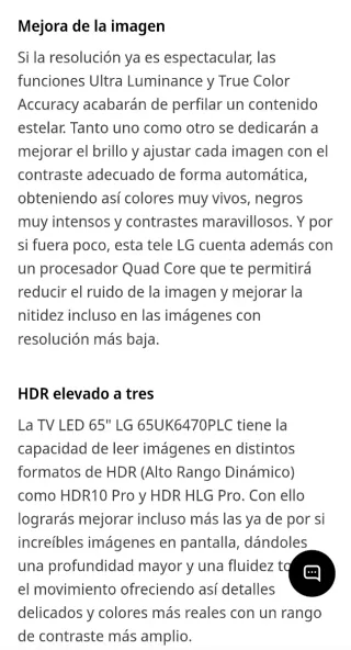 TV LG 65 UHD 4K Smart TV ThinQ