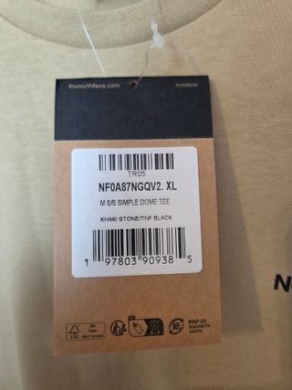 T-shirt The North Face - Beige - XL - 1212-13x3