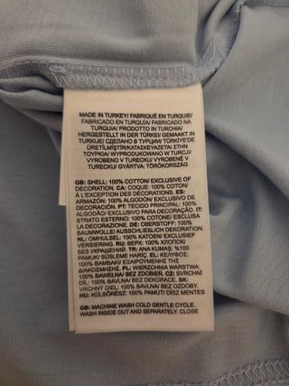 T-shirt The North Face - Sky blue - XL - 1653-13