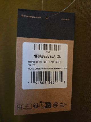 T-shirt The North Face - Kaki - XL - 1604-15x2