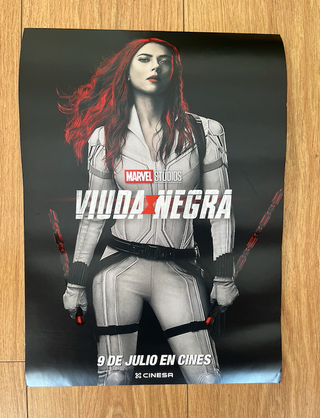 Poster Viuda Negra black widow Marvel Studios
