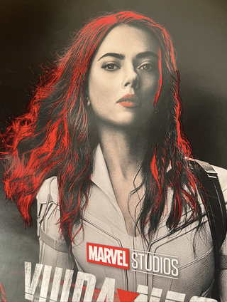Poster Viuda Negra black widow Marvel Studios