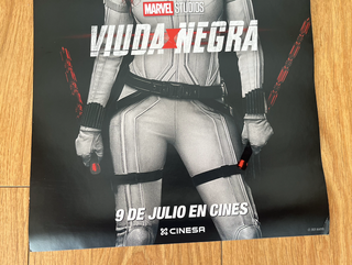 Poster Viuda Negra black widow Marvel Studios