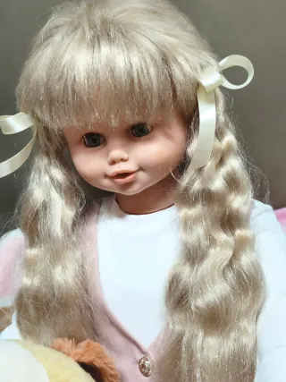 Muñeca grande 89 cm años 90