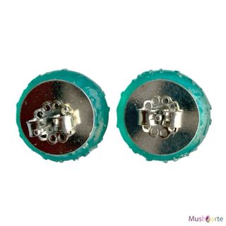 Pendientes replica de Erizo en Plata y Resina