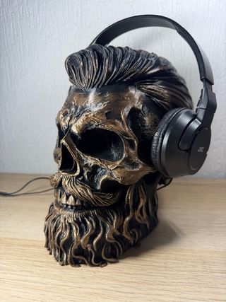 Suporte Caveira para Auscultadores